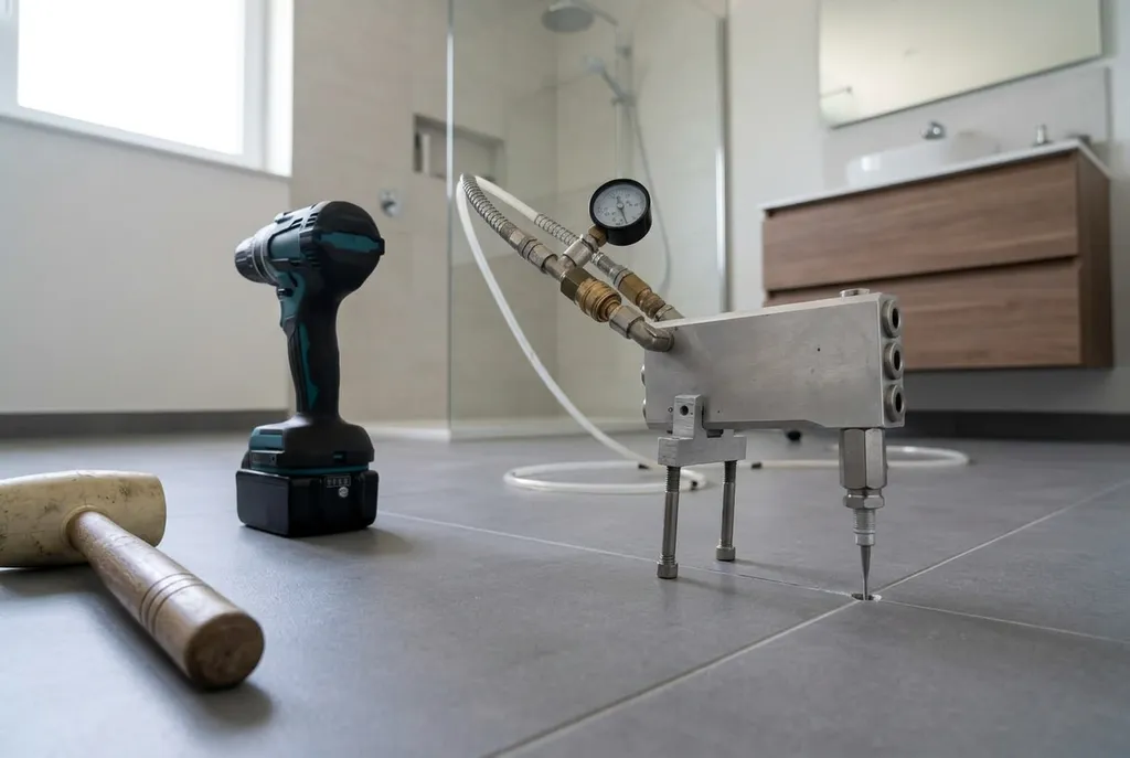 Kitbedrijf Pijnacker – holle tegels injecteren